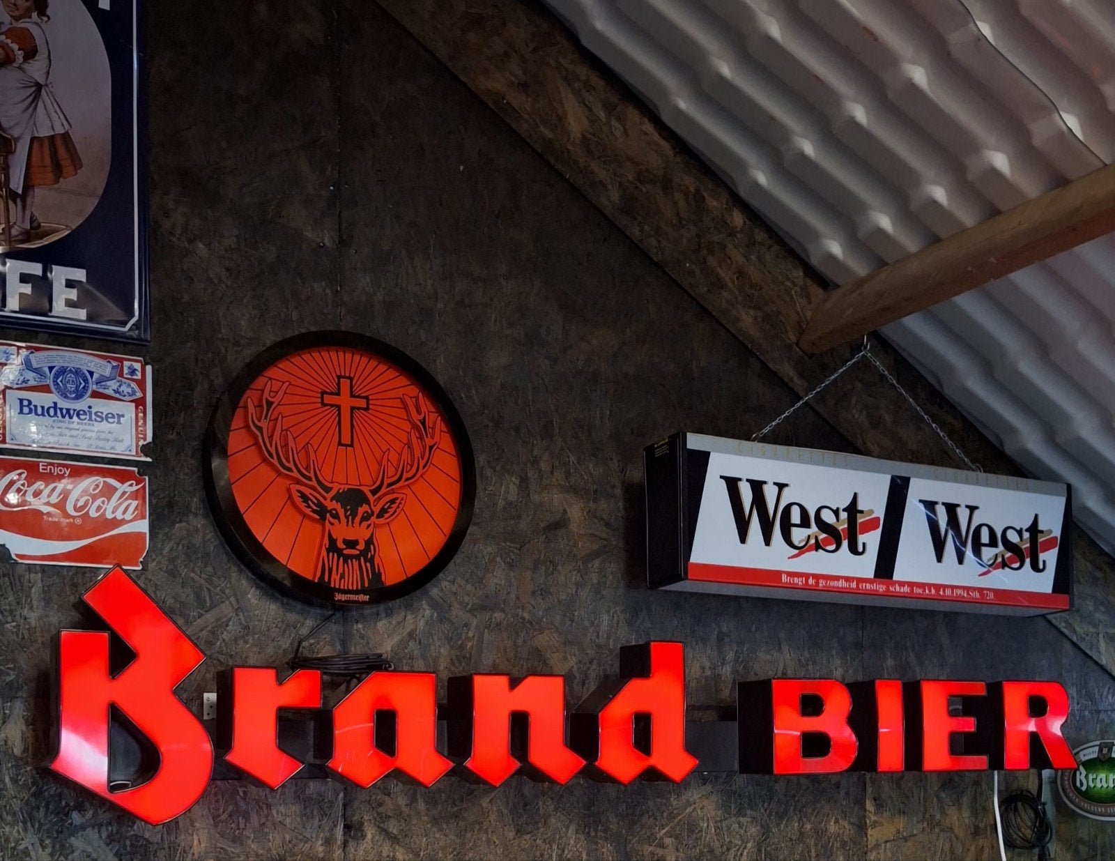 Brand Bier Lichtreclame  xxl nieuwe led, Verzamelen, Merken en Reclamevoorwerpen, Ophalen, Gebruikt, Lichtbak of (neon) lamp