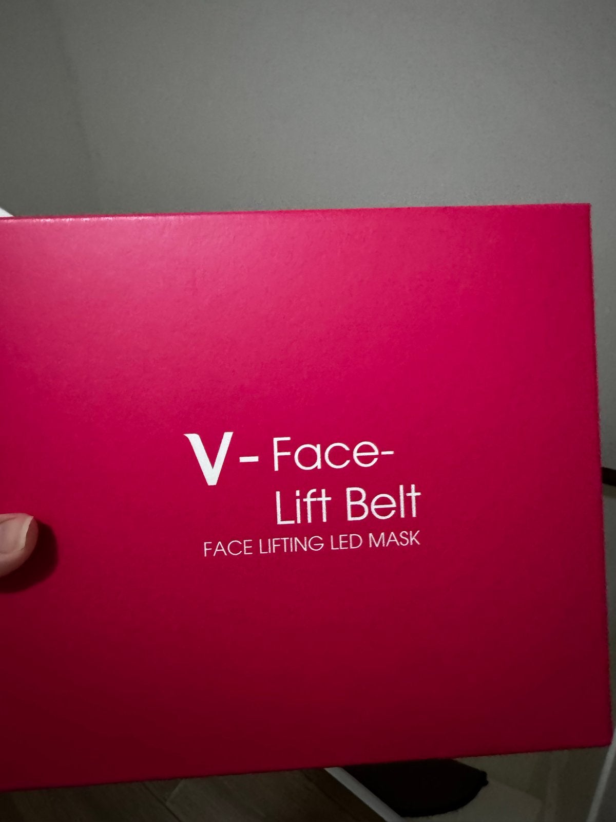 V-Face-Lift Belt Gezichtsmasker LED Therapie, Ophalen of Verzenden, Zo goed als nieuw, Gehele gezicht, Verzorging