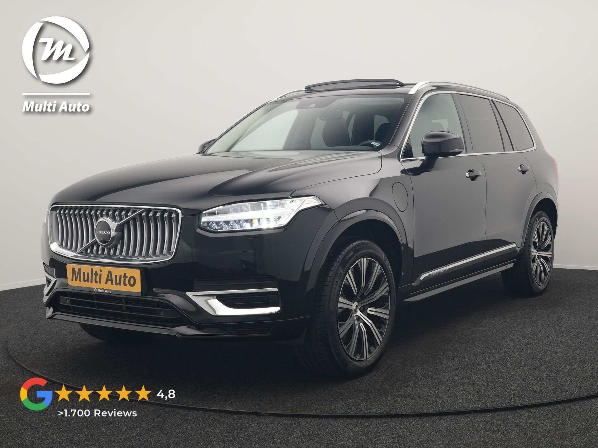Volvo XC90 T8 AWD Plus Bright 7 Persoons LONG RANGE PHEV 455, Auto's, Volvo, Bedrijf, Te koop, XC90, 360° camera, 4x4, ABS, Achteruitrijcamera