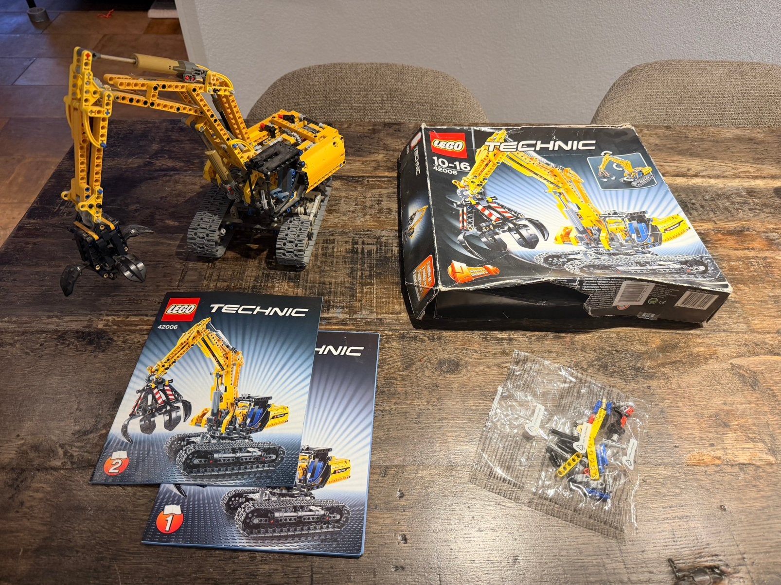 Lego 42006 - Technic: Excavator, Gebruikt, Lego, Technic, Complete set