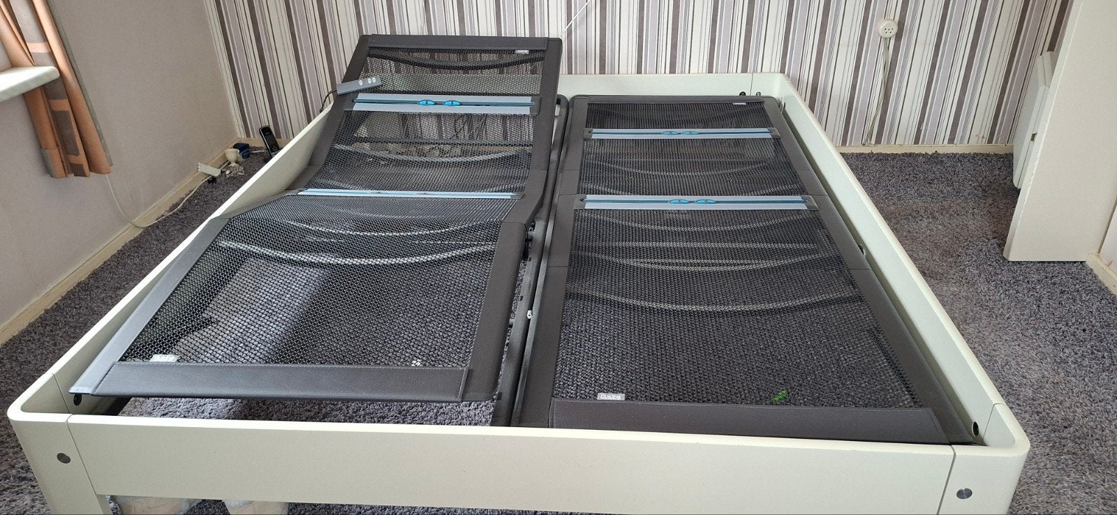 Auping bed, Huis en Inrichting, Slaapkamer | Bedden, Ophalen, Overige materialen, Gebruikt, Wit