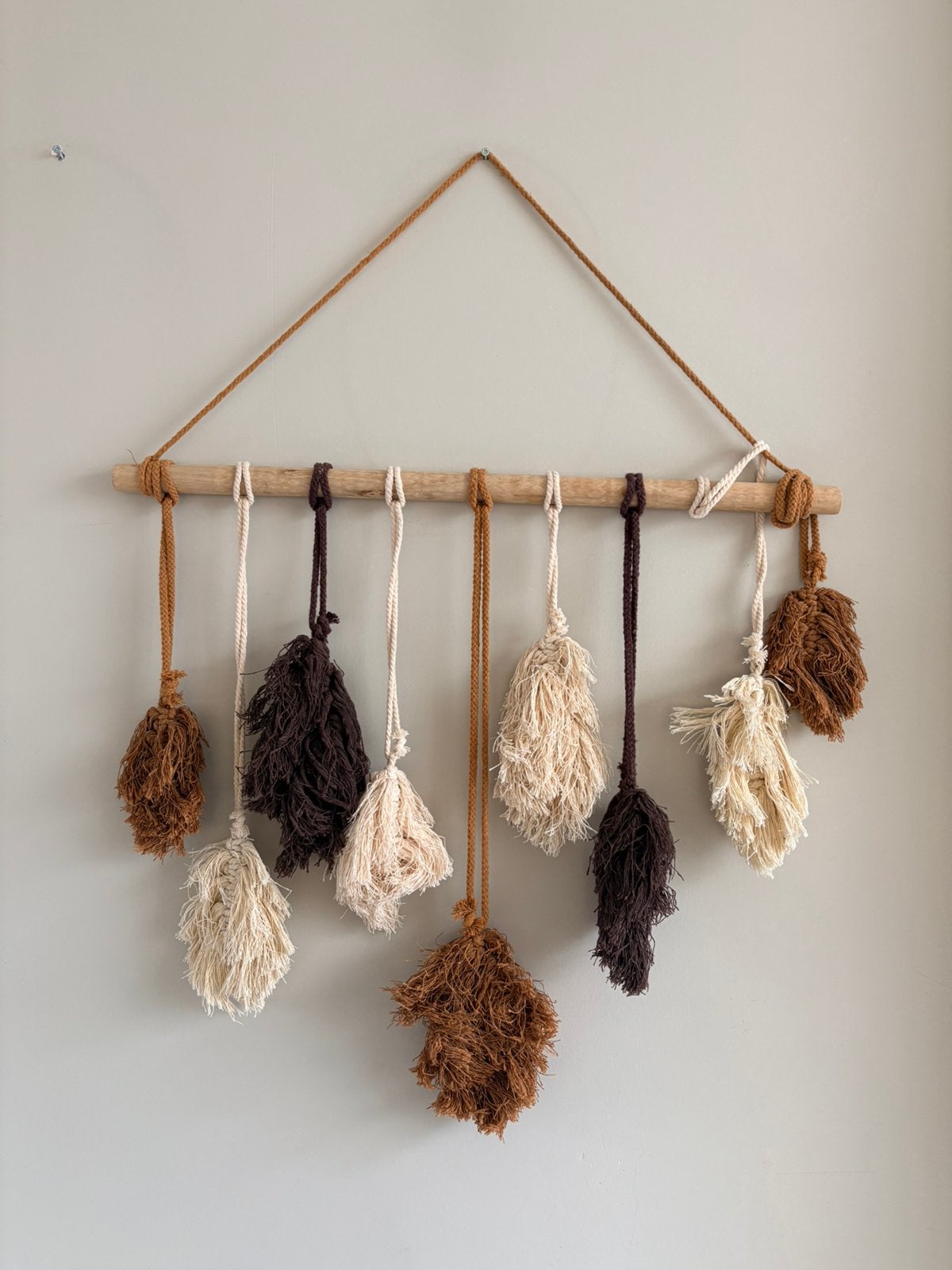 Macrame, Ophalen, Hout, Meerkleurig, Nieuw