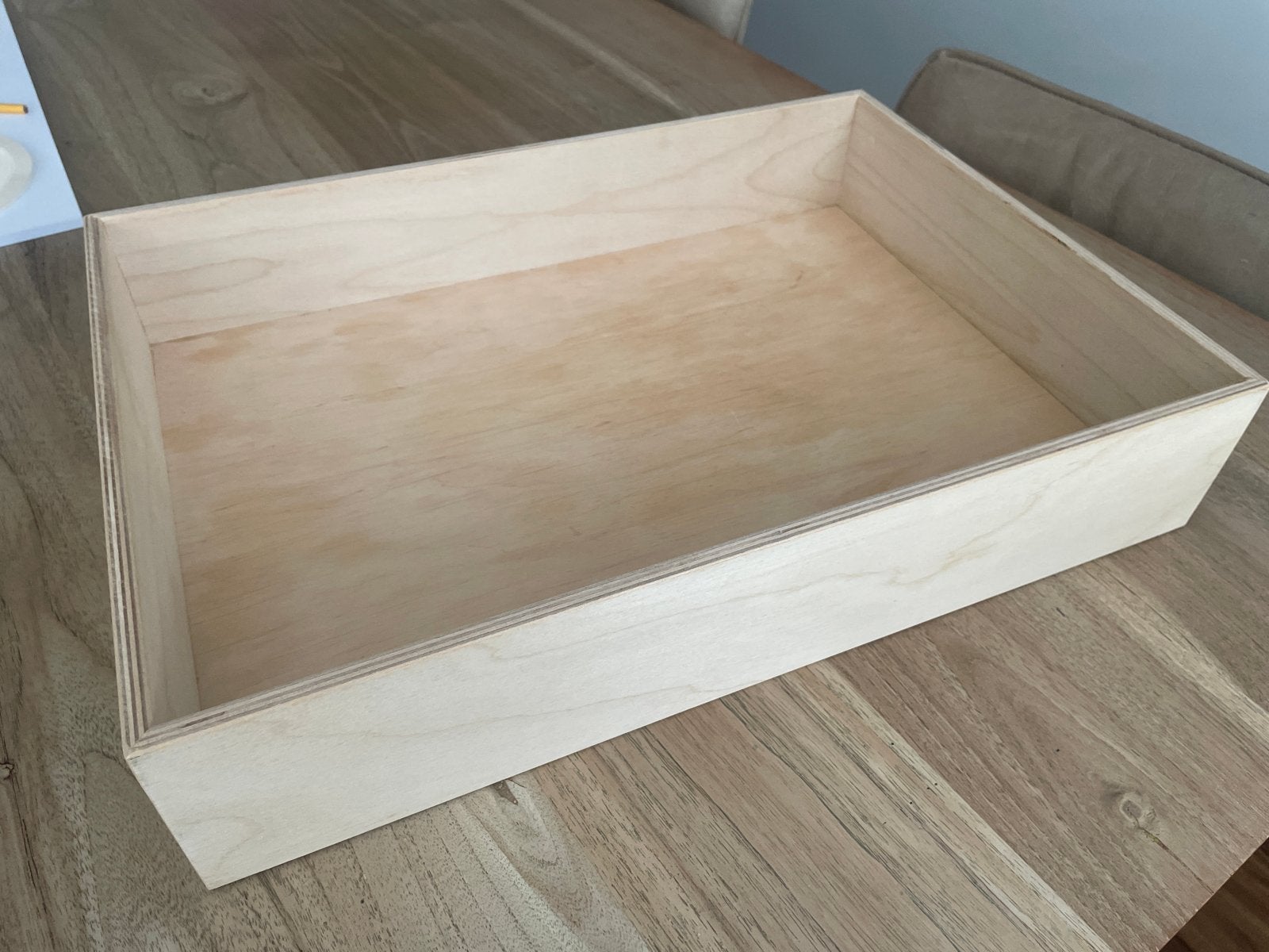 Multiplex houten speelbak nieuwstaat - voor sensorisch spel, Ophalen, Zo goed als nieuw, Jongen of Meisje