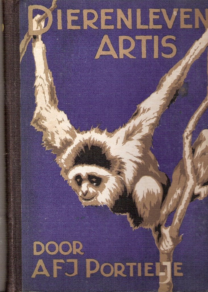 Plaatjesalbum -Dierenleven ARTIS -Verkade 1939 Portielje, Boeken, Ophalen, Gelezen