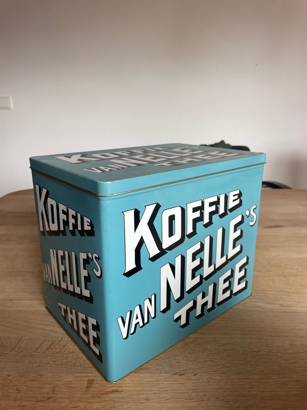 Vintage Van Nelle's Koffie en Thee Blik, Ophalen of Verzenden