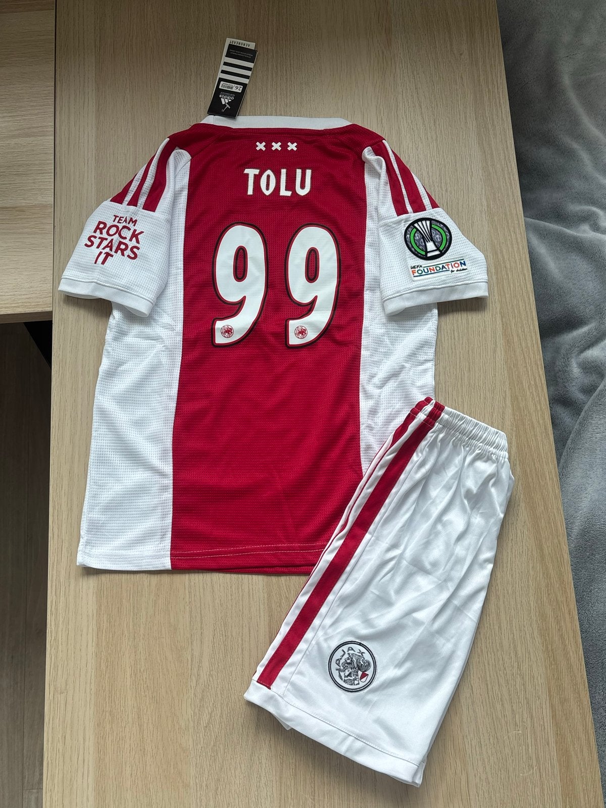 Ajax Thuis Setje Tolu 99 Conference League 2026/2027 108-164, Maat XS of kleiner, Ophalen of Verzenden, Nieuw, Set