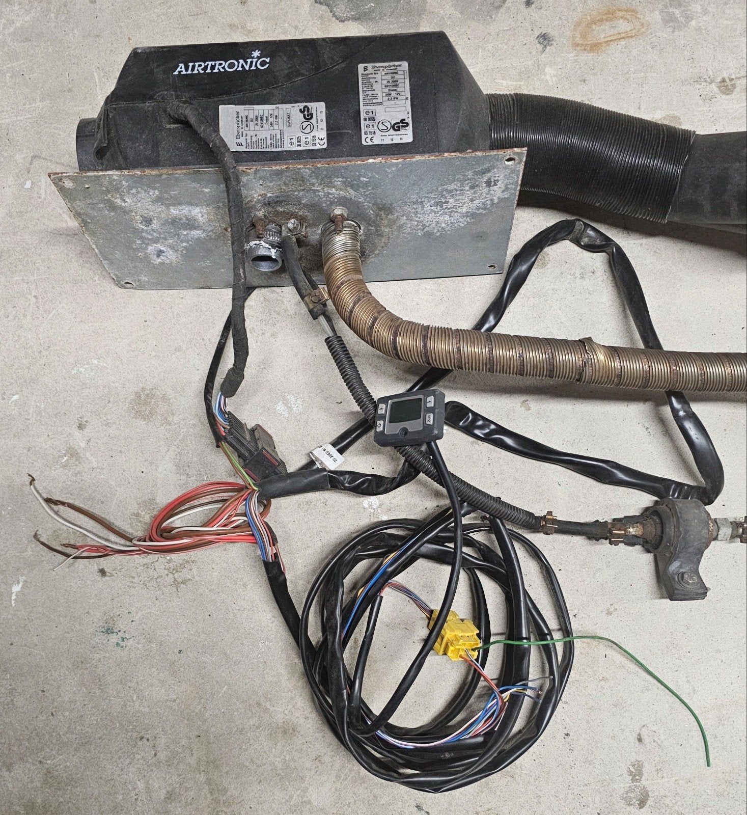 Eberspächer Airtronic D2 12V diesel standkachel set, Auto-onderdelen, Ophalen, Gebruikt, Universele onderdelen
