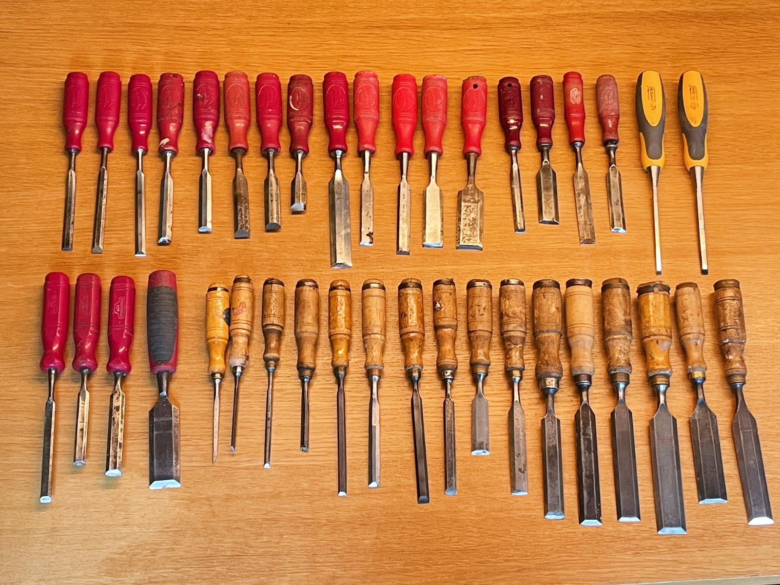 39 Beitels EA Berg, Bahco, Jernbolaget, Nooitgedacht, e.a., Ophalen, Gebruikt