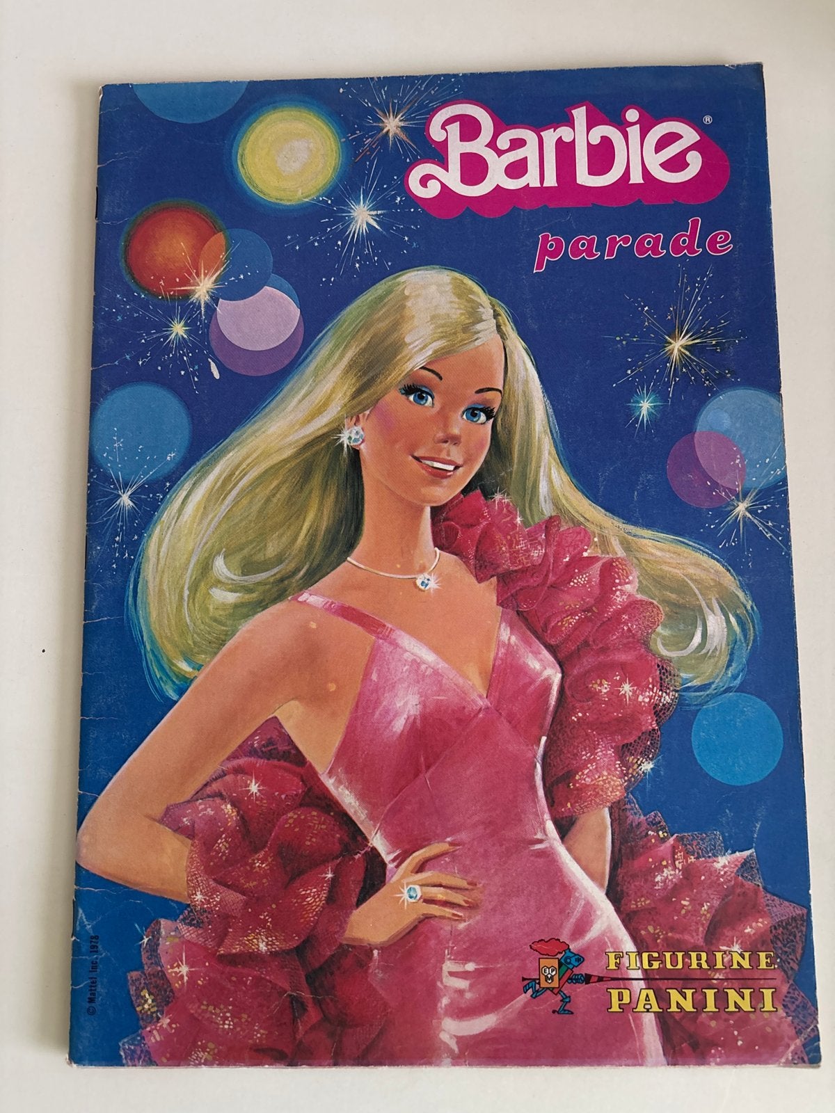 Vintage Panini Barbie Parade Stickerboek (1978), Ophalen of Verzenden, Gebruikt, Stickers en Plaatjes