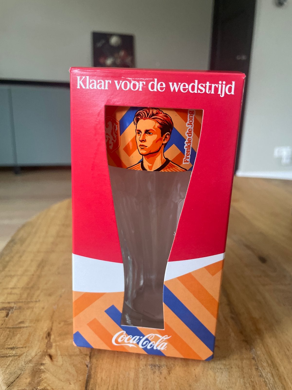 Colaglas WK Frenkie de Jong, Ophalen of Verzenden, Nieuw, Overige binnenlandse clubs