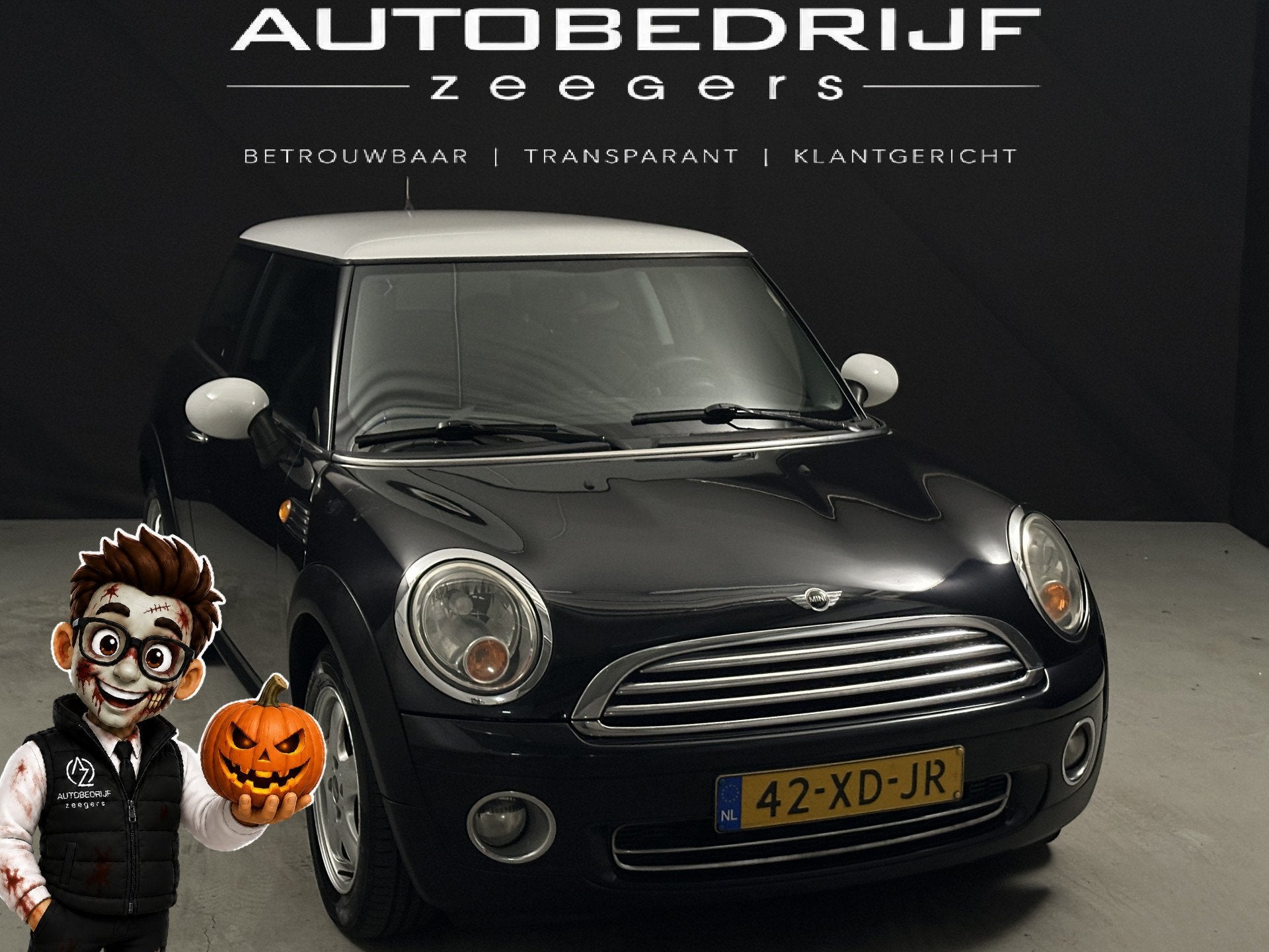 MINI 3-deurs 1.6 Cooper *Goed Onderhouden*NAP* (bj 2007), Auto's, Voorwielaandrijving, Gebruikt, 750 kg, 4 cilinders