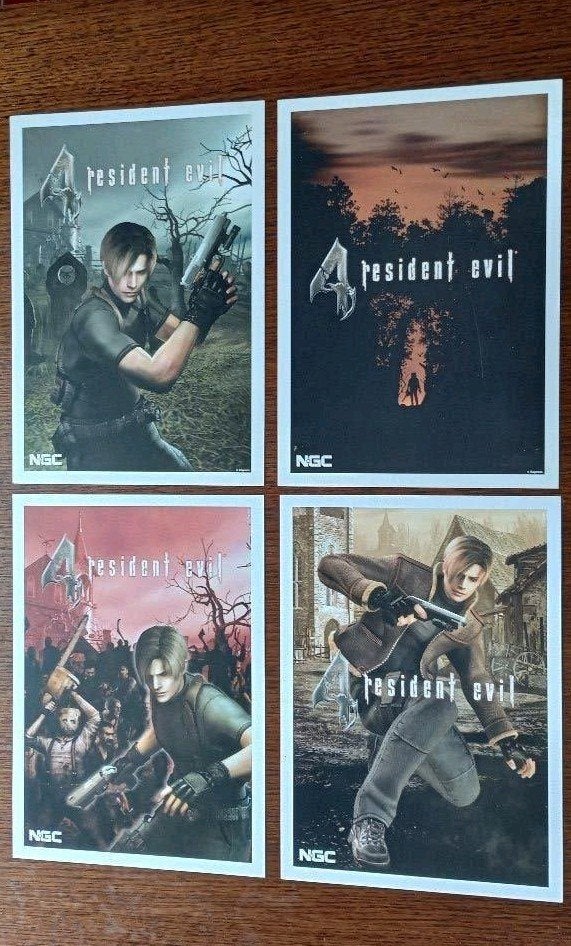A4 Nintendo Posters Resident Evil / Star Fox, A4 of kleiner, Ophalen of Verzenden, Overige onderwerpen, Rechthoekig Staand