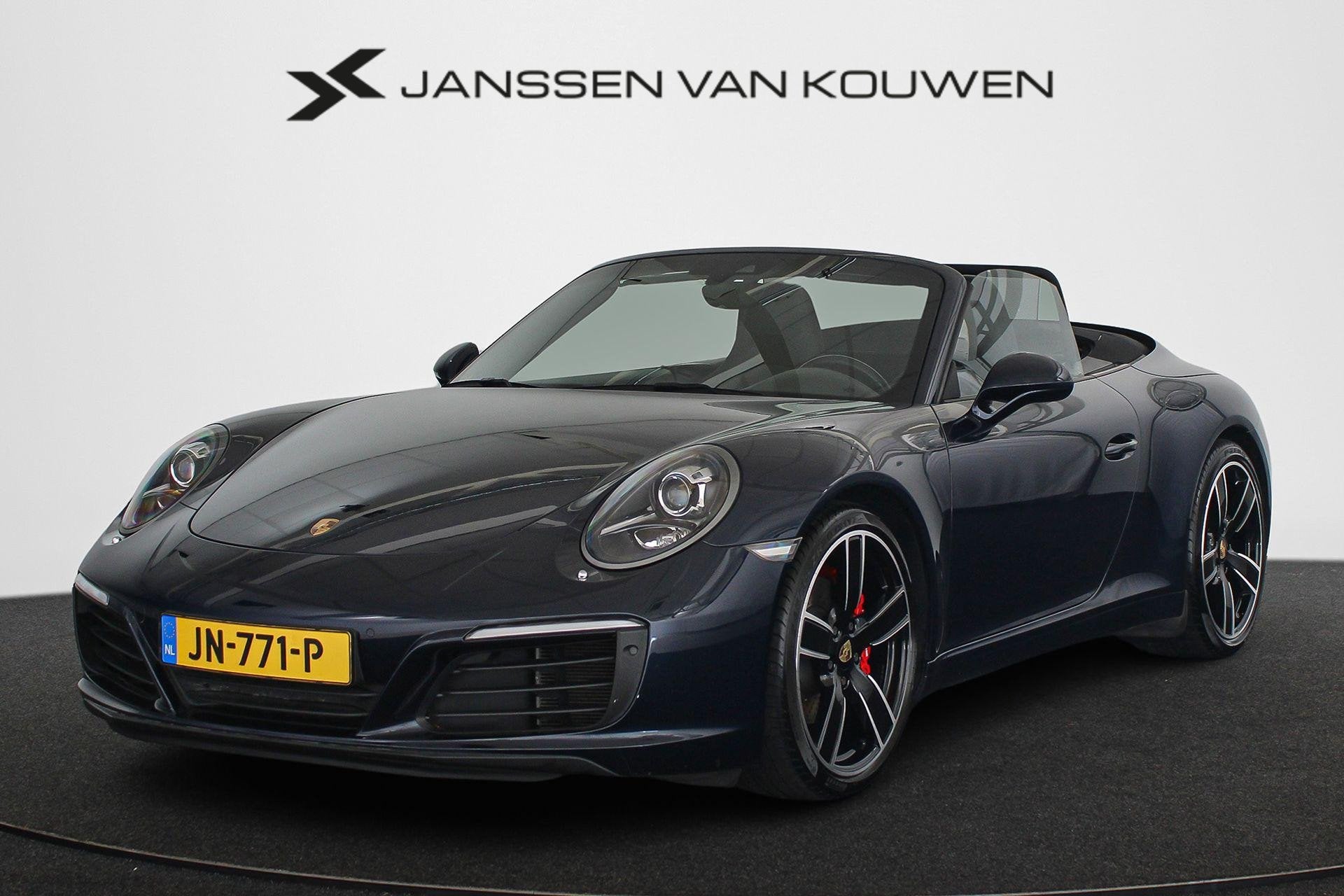Porsche 911 Cabrio 3.0 Carrera Full PPF Sport Chrono BOSE Sp, Achterwielaandrijving, Gebruikt, Cabriolet, Leder en Stof