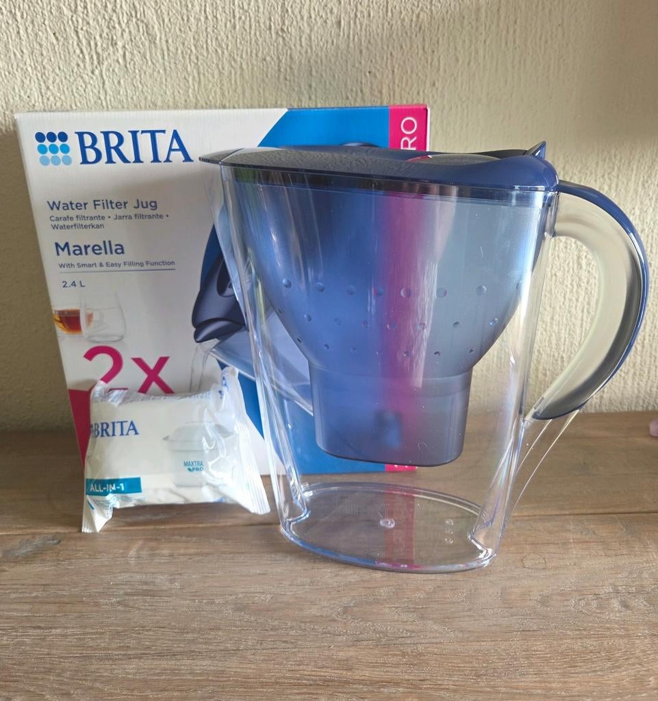 Brita Marella waterfilterkan 2,4 liter, Ophalen of Verzenden, Zo goed als nieuw, 2 tot 3 liter, Vaatwasserbestendig