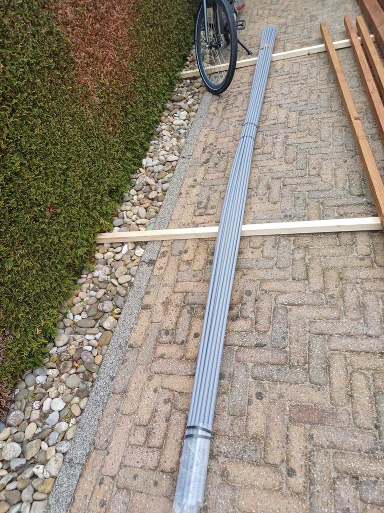 Nieuwe PVC buizen 24 stuks, 4 meter, diameter 5/8, Ophalen, Pvc, Minder dan 20 mm, Nieuw