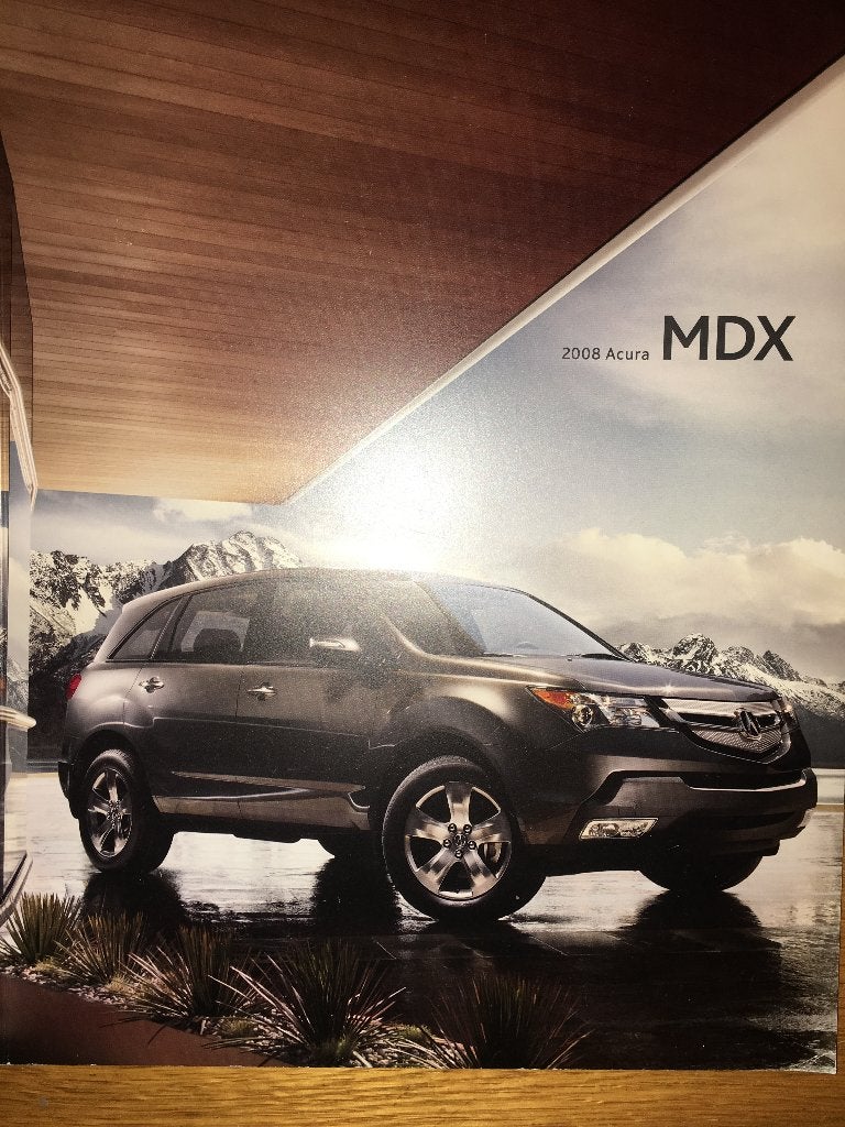 2x Acura MDX 2003 + 2008 brochures folders Amerika Honda USA, Ophalen of Verzenden, Zo goed als nieuw, Honda