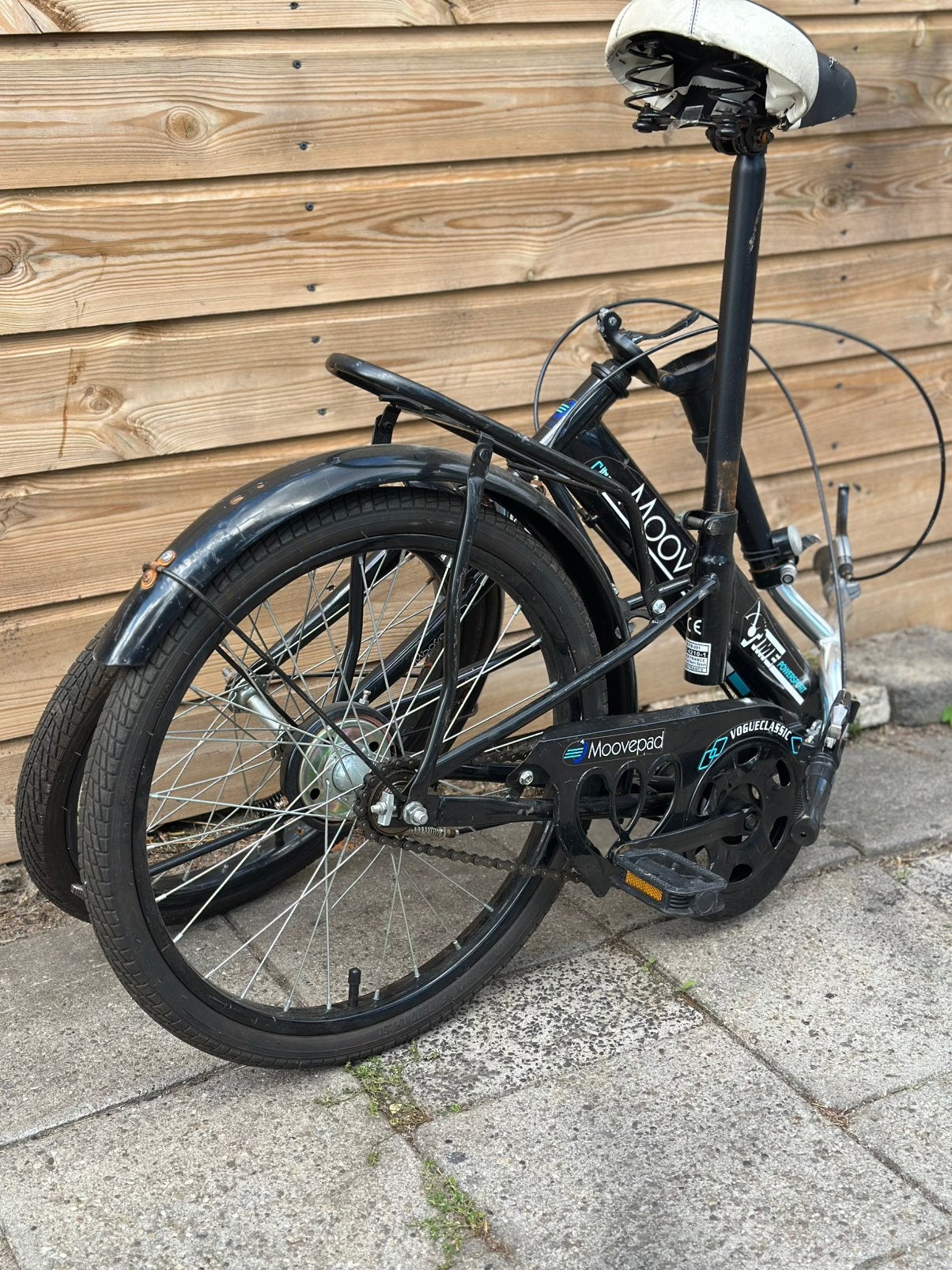 Moovepad 20 inch Vouwfiets – Perfecte Staat👍, Velgrem, Ophalen of Verzenden, Zo goed als nieuw, Handrem