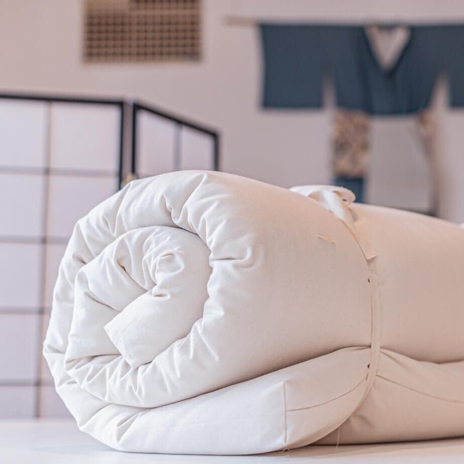 2x Futon Matras 100% biologisch katoen - 200 x 90 x 11 cm, 90 cm, Eenpersoons, Ophalen of Verzenden, Zo goed als nieuw