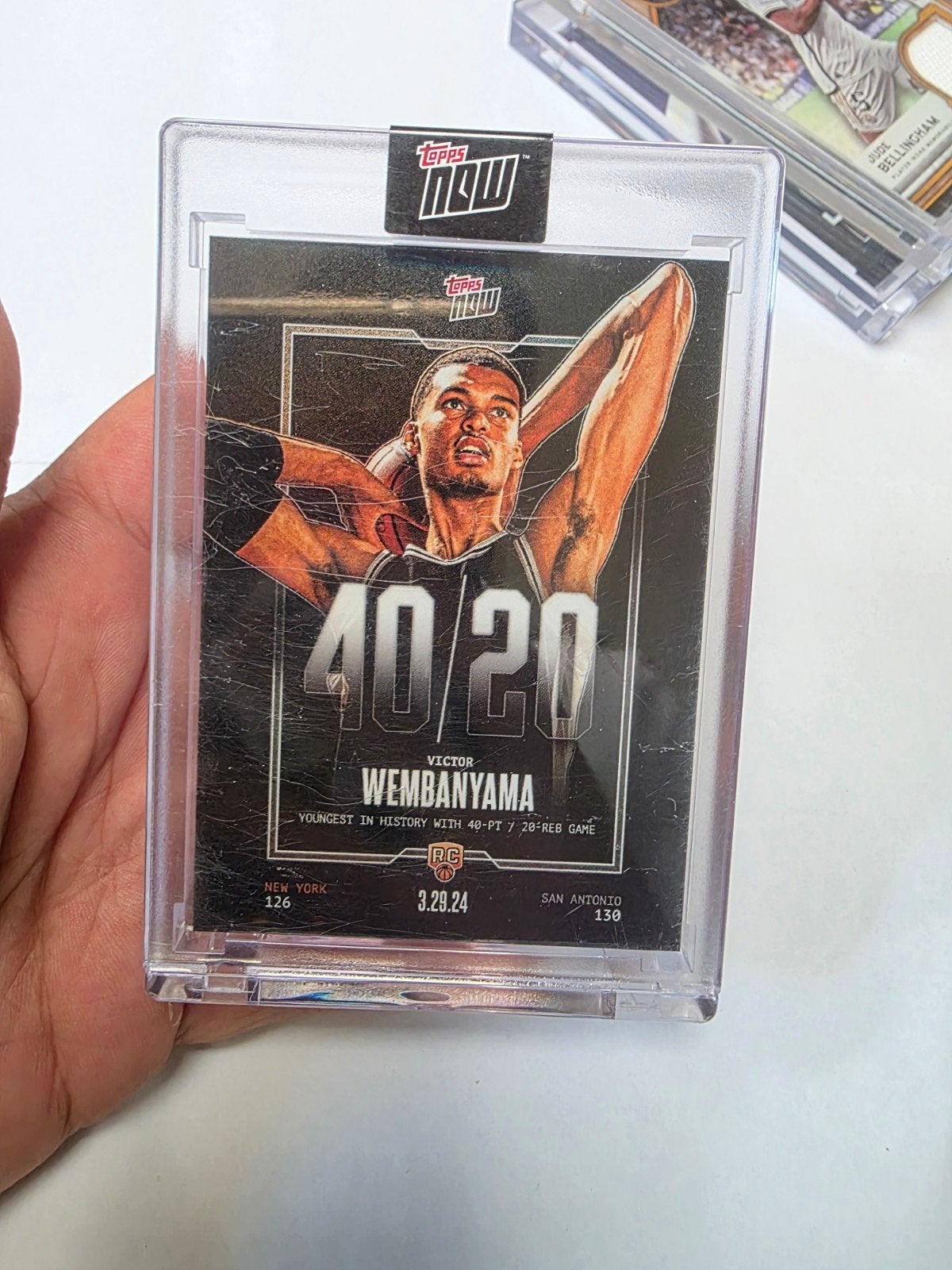 Victor Wembanyama Topps Now Basketbal Kaart, Ophalen of Verzenden