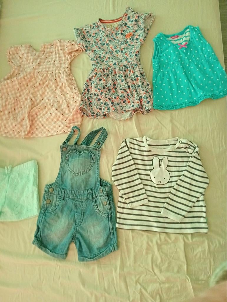 Meisjes zomerkleding maat 74 zgan, Ophalen of Verzenden, Zo goed als nieuw, Maat 74