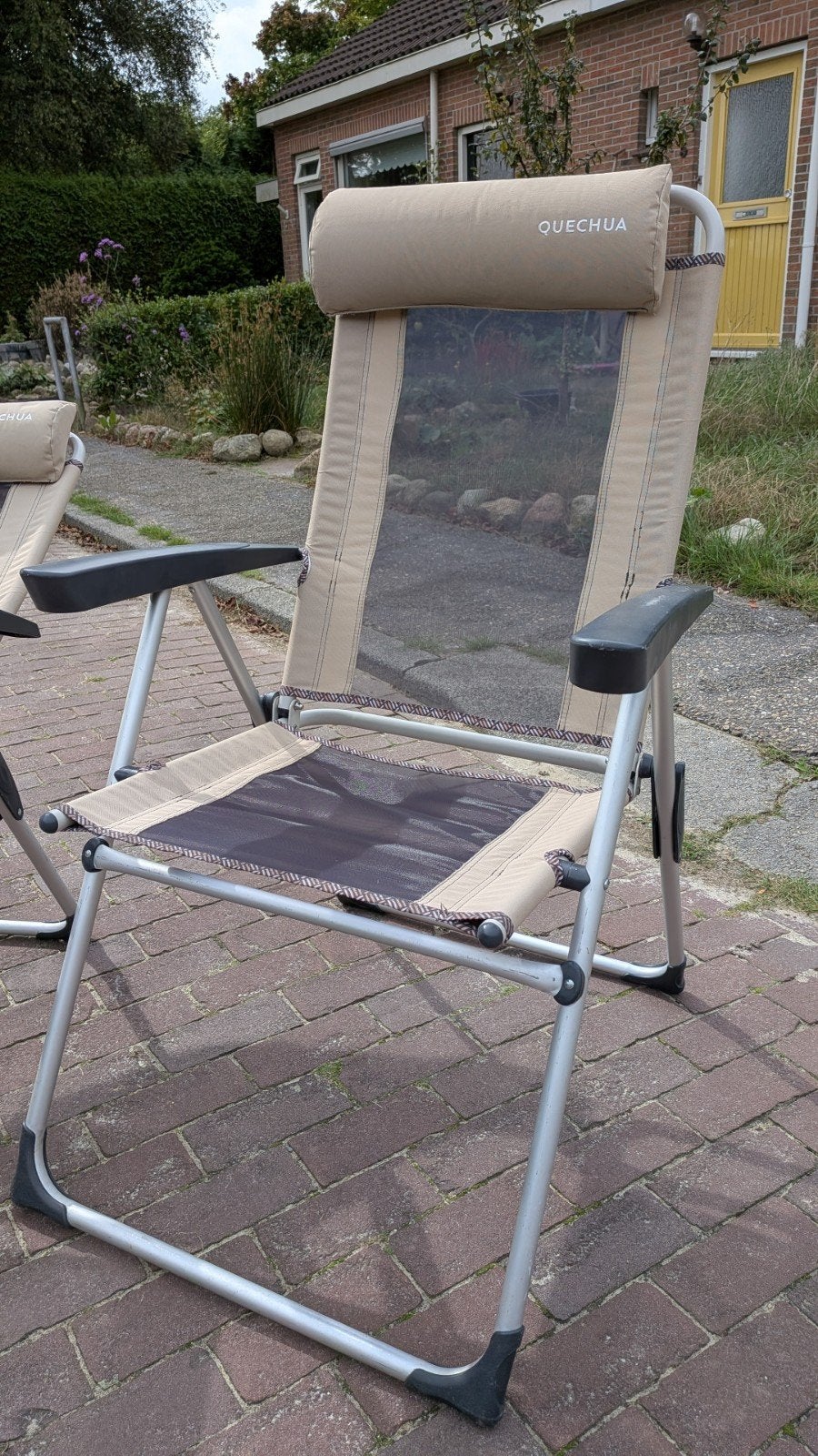 Quechua opvouwbare campingstoelen 2 stuks, Ophalen, Gebruikt, Campingstoel