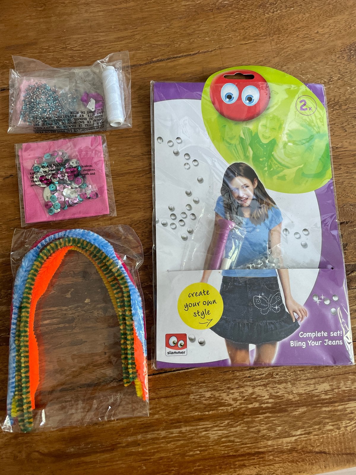Knutselset: Bling Your Jeans & meer, Ophalen, Overige thema's, Nieuw, Meerkleurig