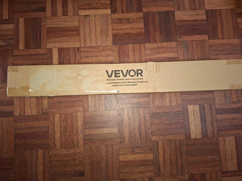 Vevor Oprolbaar Veiligheidshekje Zwart - 280cm breed, Ophalen, Overige materialen, Nieuw, Oprolhekje