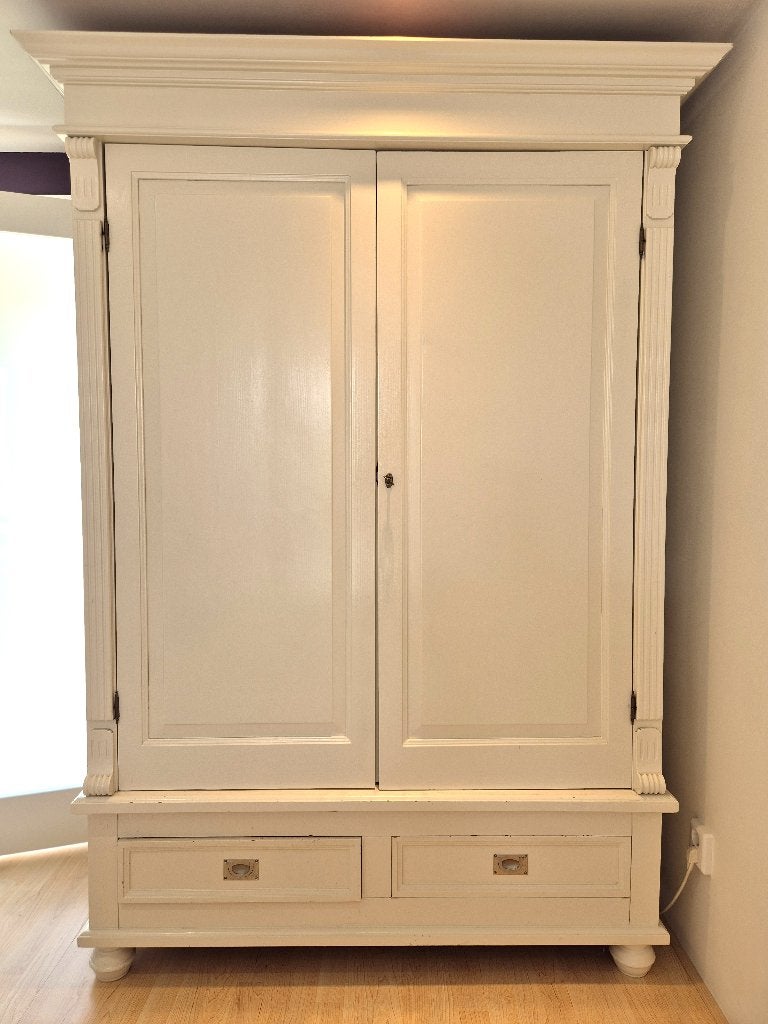 Brocante kast, roomwit, Ophalen