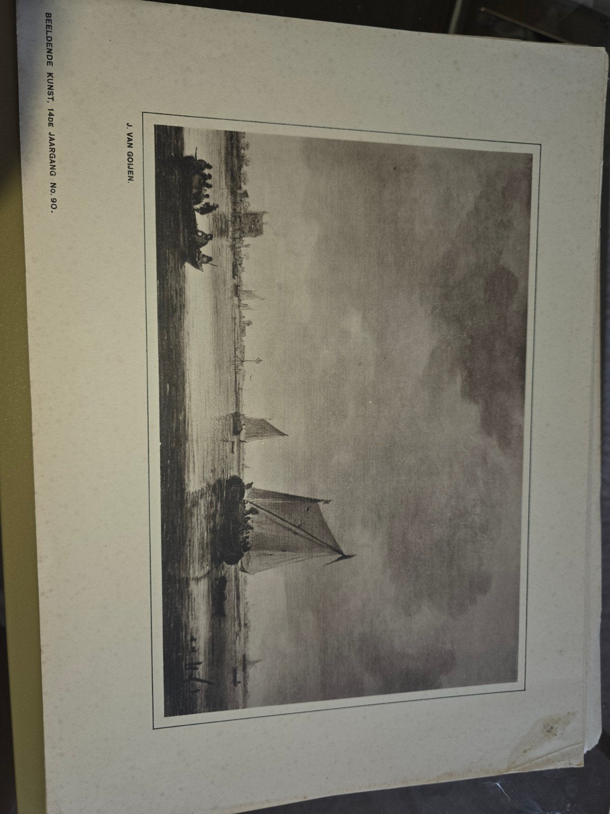 J. van Goijen - Beeldende Kunst, 14e Jaargang No. 90, Antiek en Kunst, Ophalen of Verzenden, Landschap, Overige technieken, 1900 - 1949