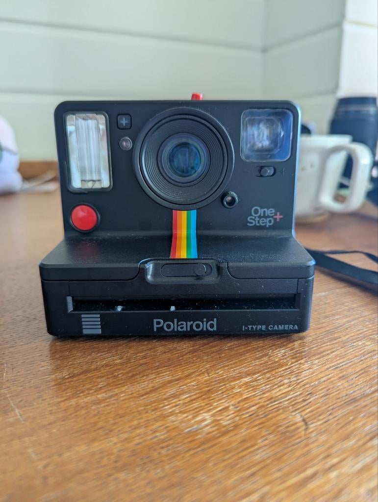 Polaroid OneStep+ Instant Camera - Werkt met app, Audio, Tv en Foto, Fotocamera's Analoog, Ophalen of Verzenden, Gebruikt, Polaroid