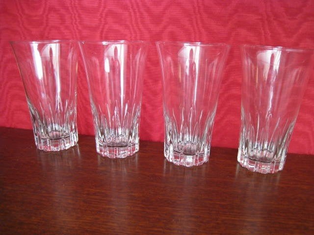 4 long drink glazen, hoogte 12,5cm. In perfekte staat !!, Verzamelen, Glas en Borrelglaasjes, Ophalen, Zo goed als nieuw, Bierglas