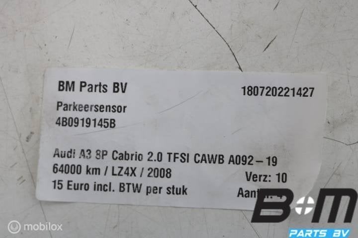 Parkeersensor Audi A3 8P 4B0919145B, Gebruikt
