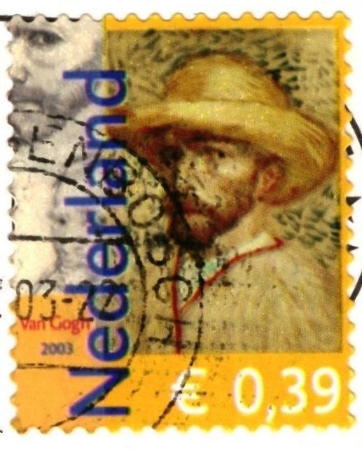 988414 mogelijk Epen 80+ Limburg postzegel Vincent van Gogh, Ophalen of Verzenden, 1980 tot heden, Gelopen, Limburg