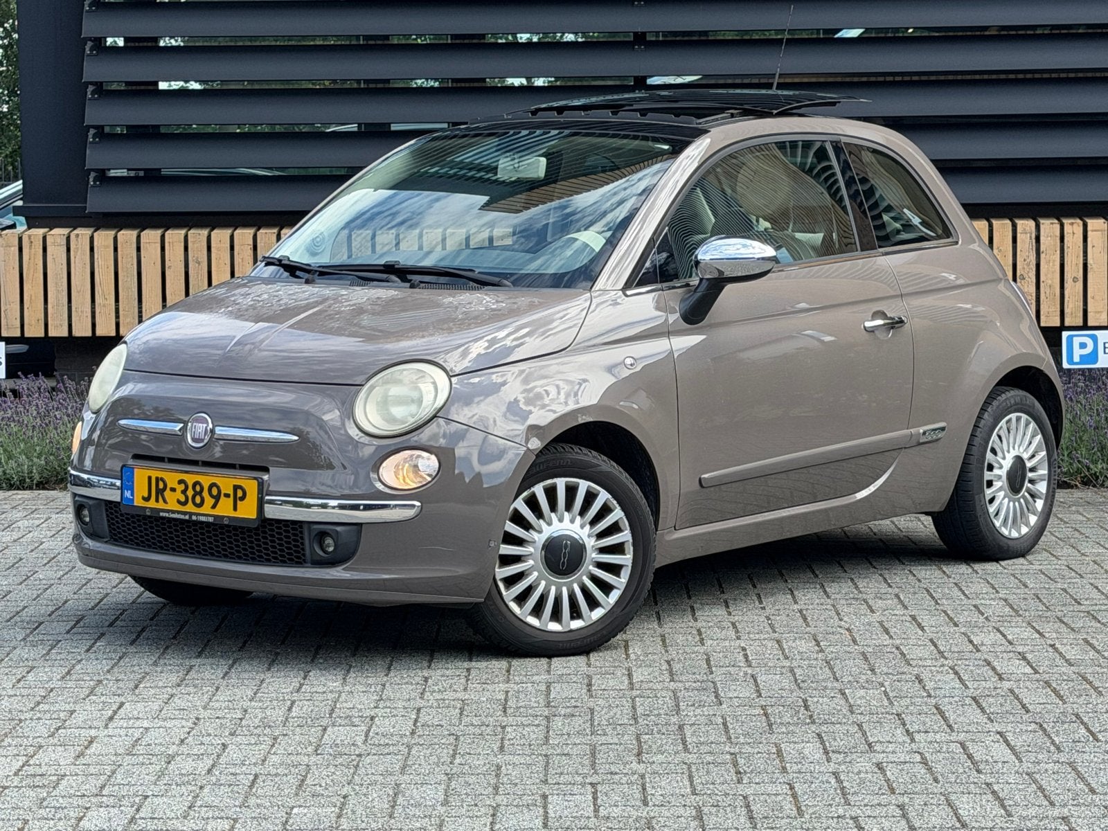 Fiat 500 1.2 C 2008 Grijs, Voorwielaandrijving, Stof, 1242 cc, 4 cilinders