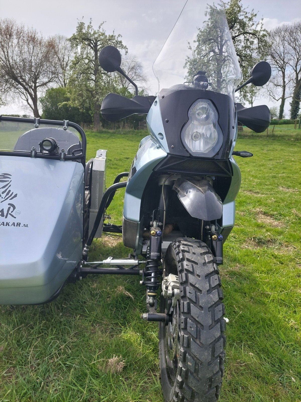 Unieke KTM met LBS zijspan, 2003, 990 motorblok