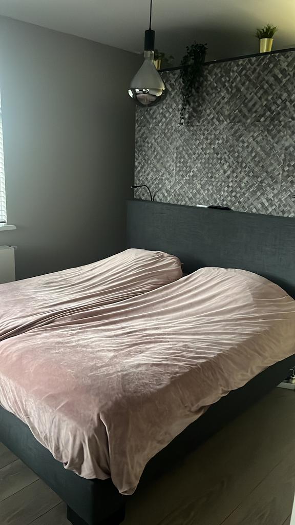Velda Boxspringbed zonder matrassen, Ophalen, Gebruikt, Tweepersoons, Bedbodem