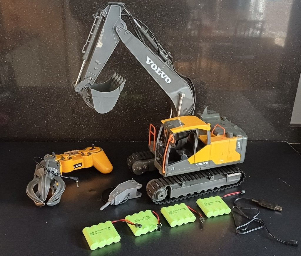 RC Graafmachine met diverse assecoires, Elektro, Auto offroad, Ophalen of Verzenden, Zo goed als nieuw