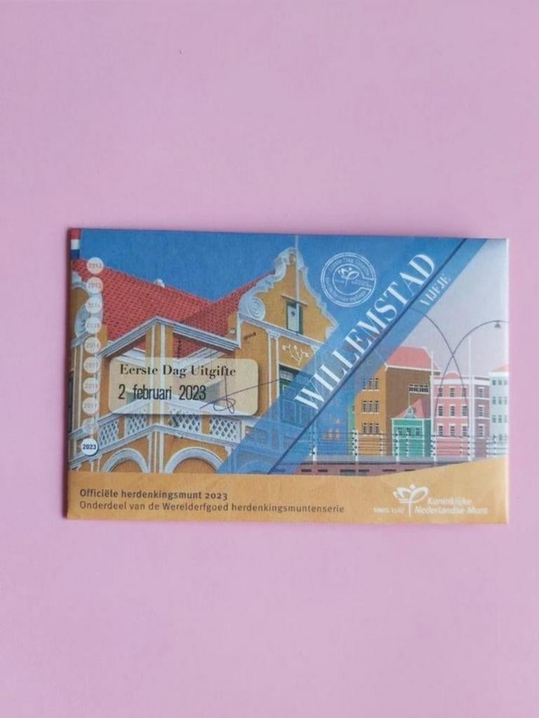 Eerste dag envelop Willemstad vijfje, Ophalen of Verzenden, Overige landen, 5 euro