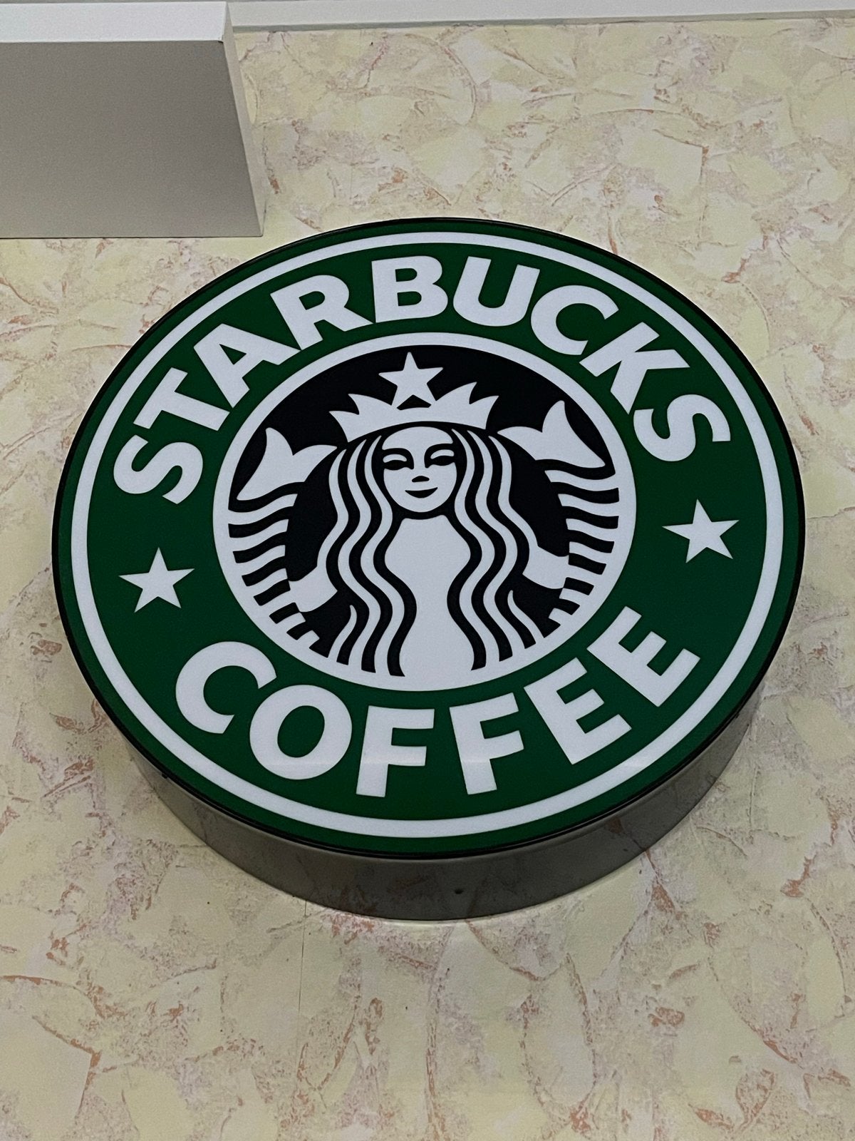 Originele Starbucks Lichtbak - Oud Logo - Zo goed als nieuw, Ophalen, Zo goed als nieuw, Lichtbak of (neon) lamp
