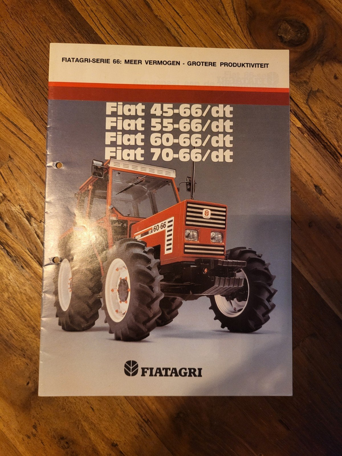tractor folder Fiatagri Fiat 66 serie, Boeken, Ophalen of Verzenden