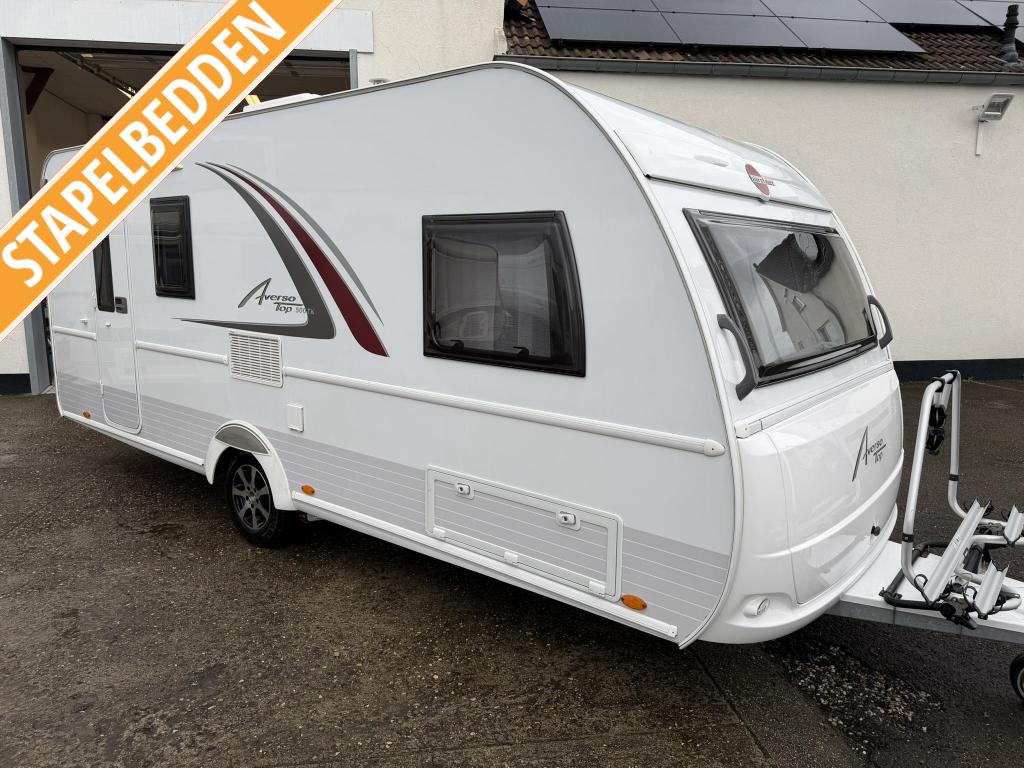 Bürstner Averso 500 TK - Stapelbedden - Mover - 1600 kg as, Caravans en Kamperen, Dwarsbed, Bedrijf, Treinzit, Bürstner
