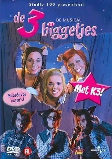 k3 en de 3  biggetjes, Alle leeftijden, Ophalen of Verzenden, Gebruikt
