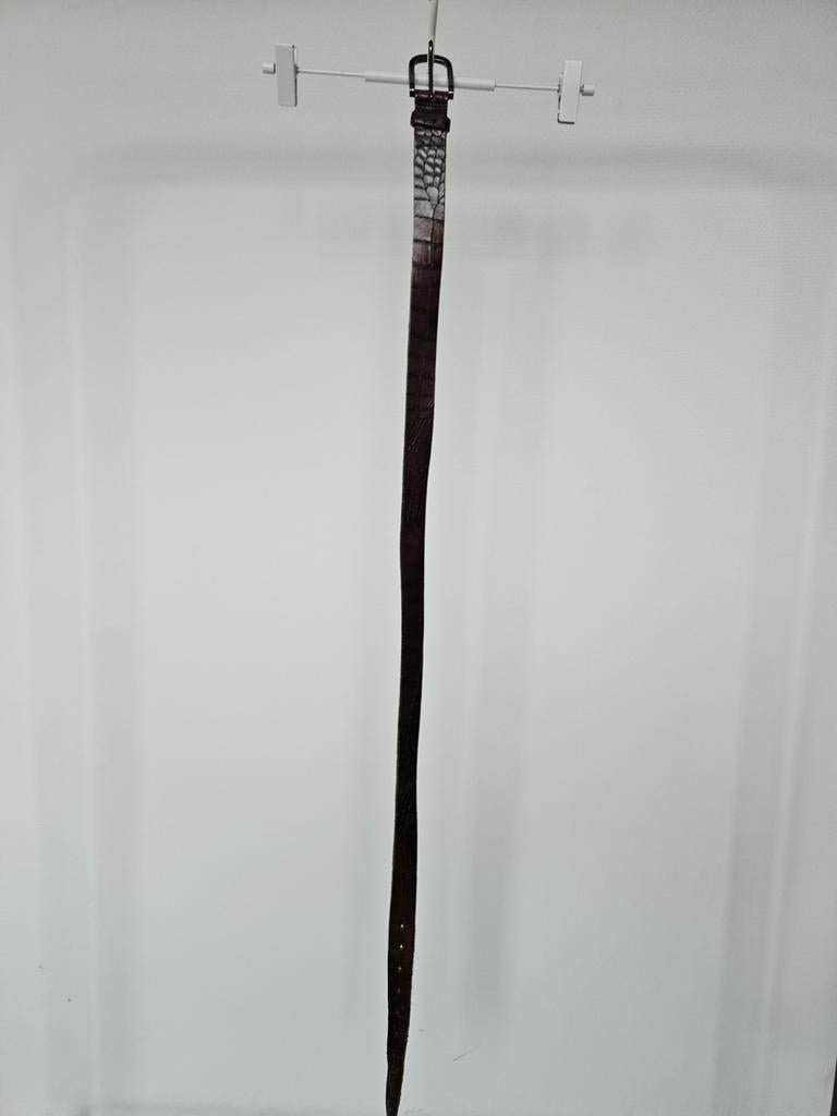 Leren riem Wil(s)kin, 80 tot 90 cm, Bruin, Wilskin, Echt leder