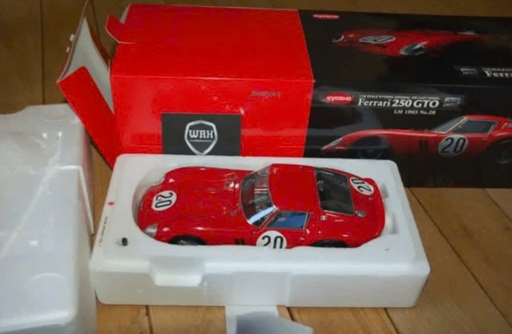 1:18 FERRARI 250 GTO LEMANS #20 Kyosho High End in doos WRH, Verzenden, Zo goed als nieuw, Auto, Kyosho