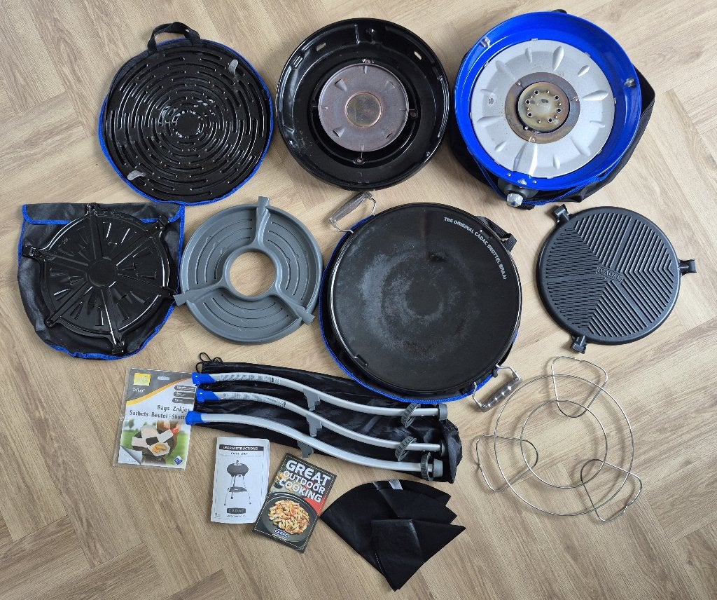 Te Koop! Cadac Skottelbraai Carry Chef 8150., Ophalen of Verzenden, Gebruikt, Cadac skottel