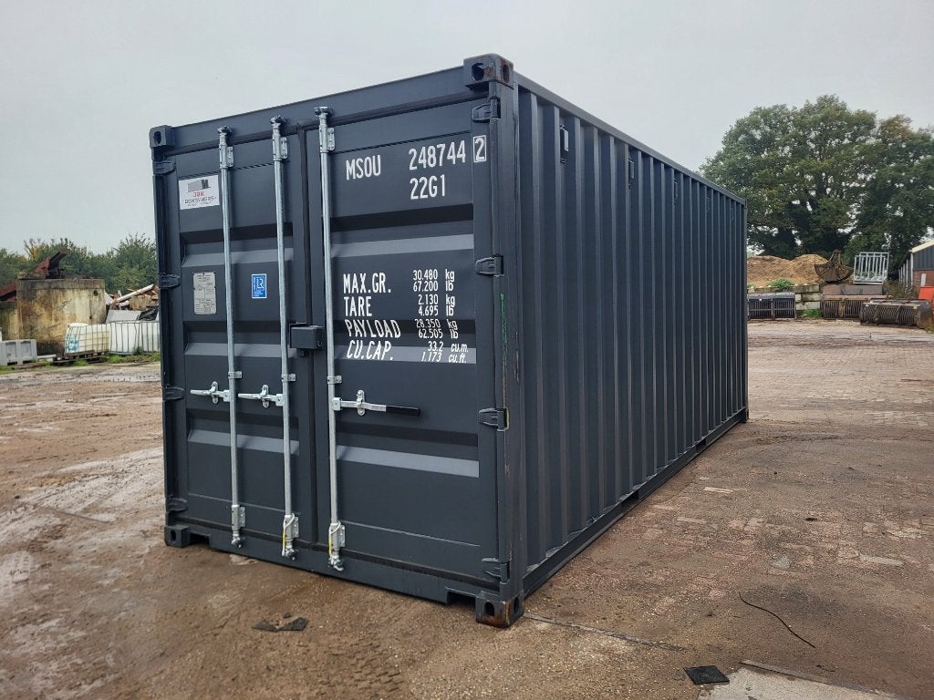 20ft zeecontainer | antraciet grijs RAL 7016, Ophalen of Verzenden