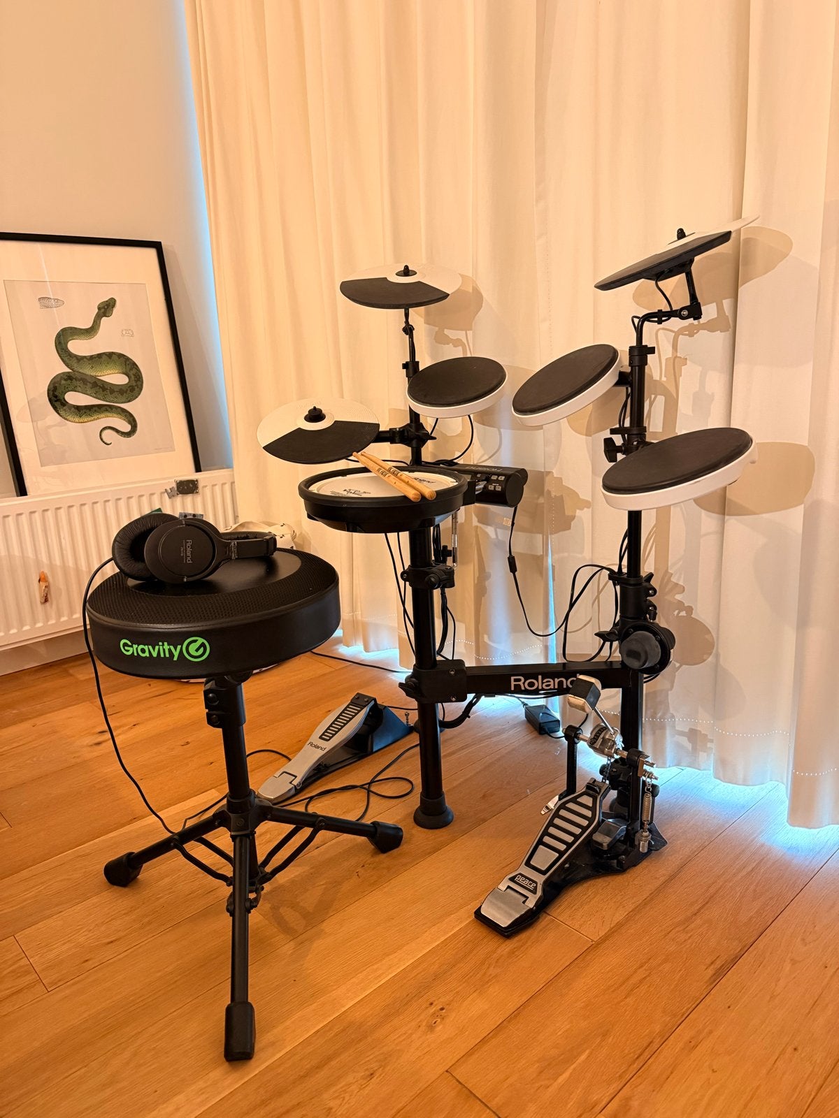 Roland TD-4 V-Drums Elektronisch Drumstel, Ophalen, Gebruikt, Roland, Elektronisch