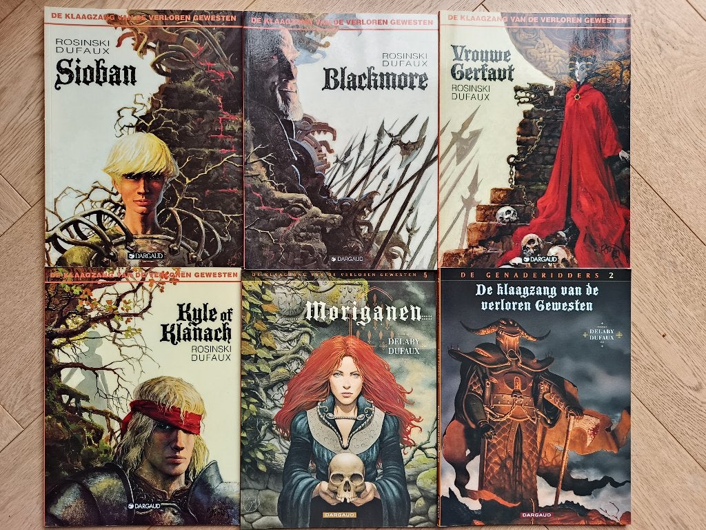 Stripreeks - Klaagzang vd Verloren Gewesten (10 stuks), Meerdere stripboeken, Ophalen of Verzenden, Zo goed als nieuw, Teng
