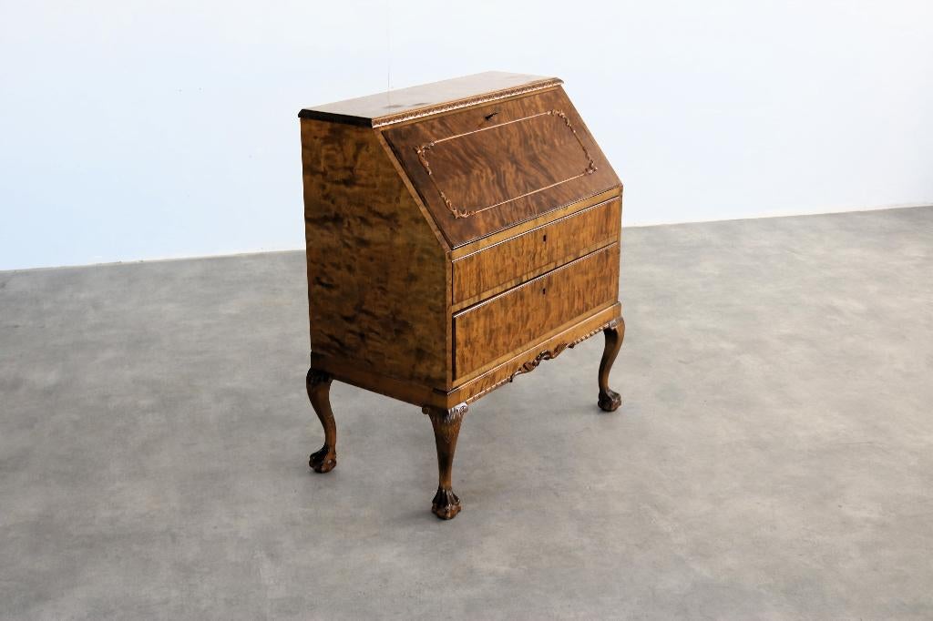 art deco secretaire | kast | jaren 50 | Zweeds, Gebruikt, ., Ophalen of Verzenden, .