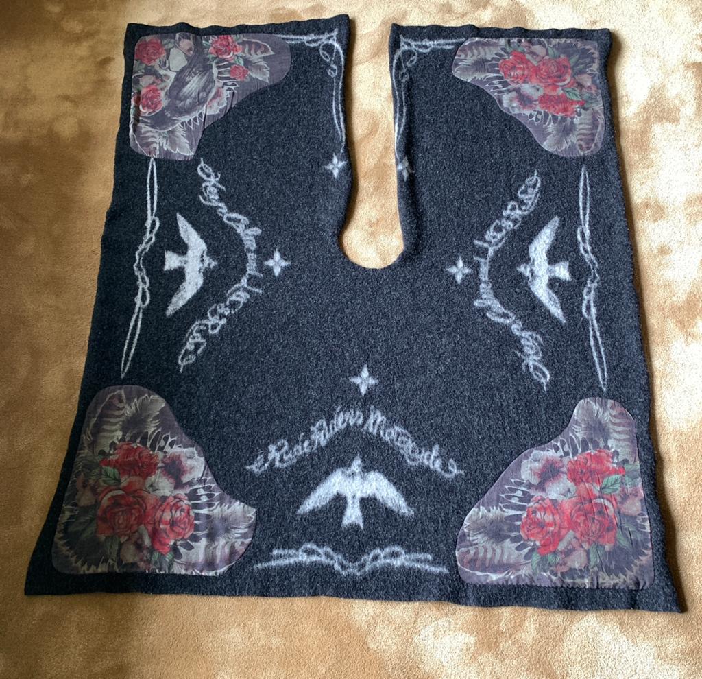 Rude Riders omslagdoek/ shawl/ stola, Kleding | Dames, Ophalen of Verzenden, Gedragen, Maat 38/40 (M), Sjaal